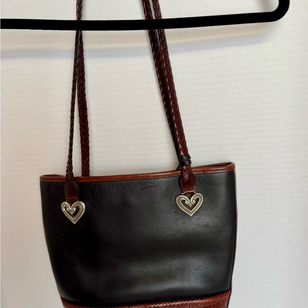Brighton Black and Brown Tote Bag